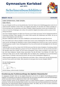 erste Seite des BuschBe Nr. 01